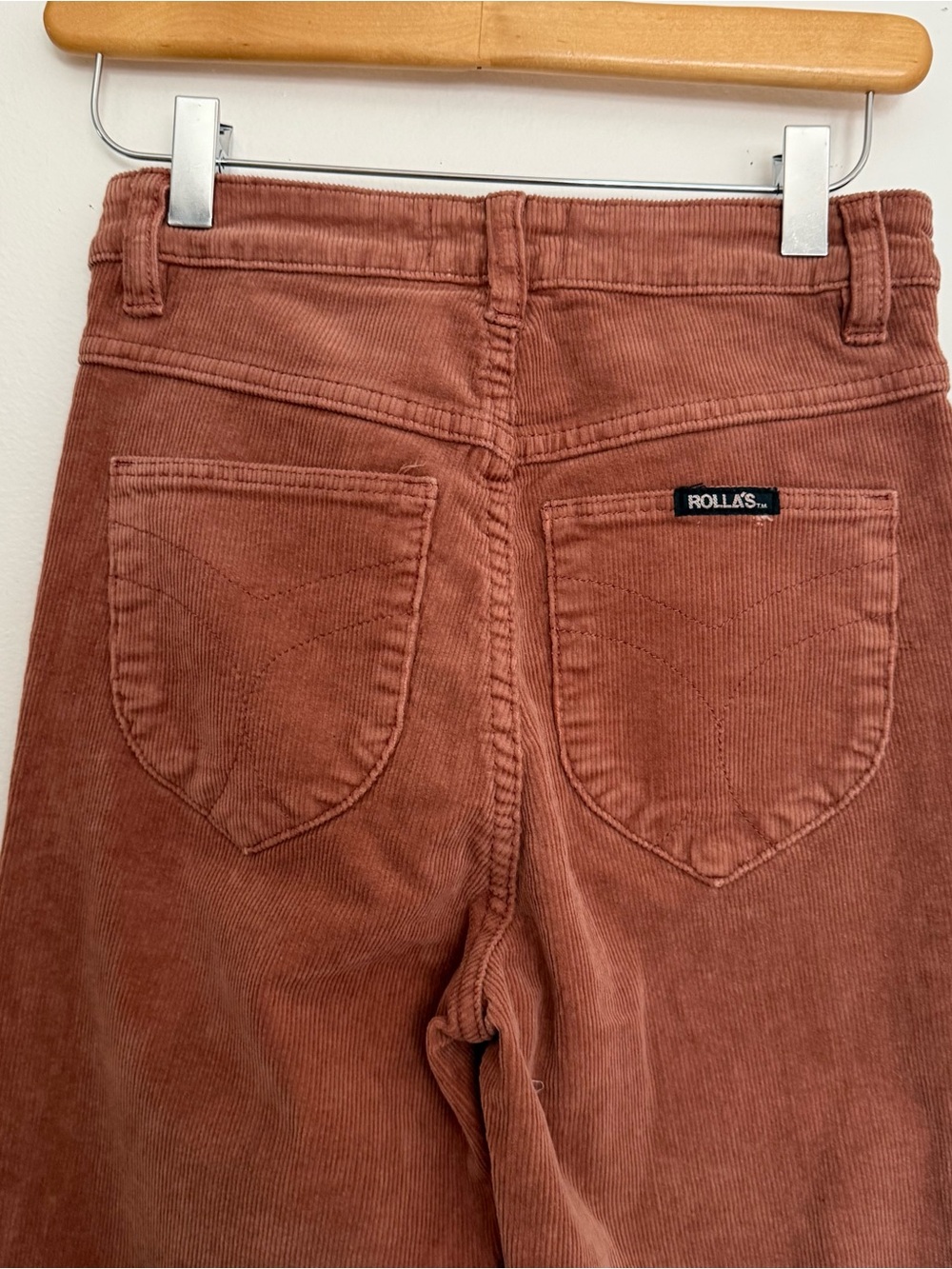 Rollas East Coast Flare Pants Corduroy Retro High Rise - Picture 4 of 14